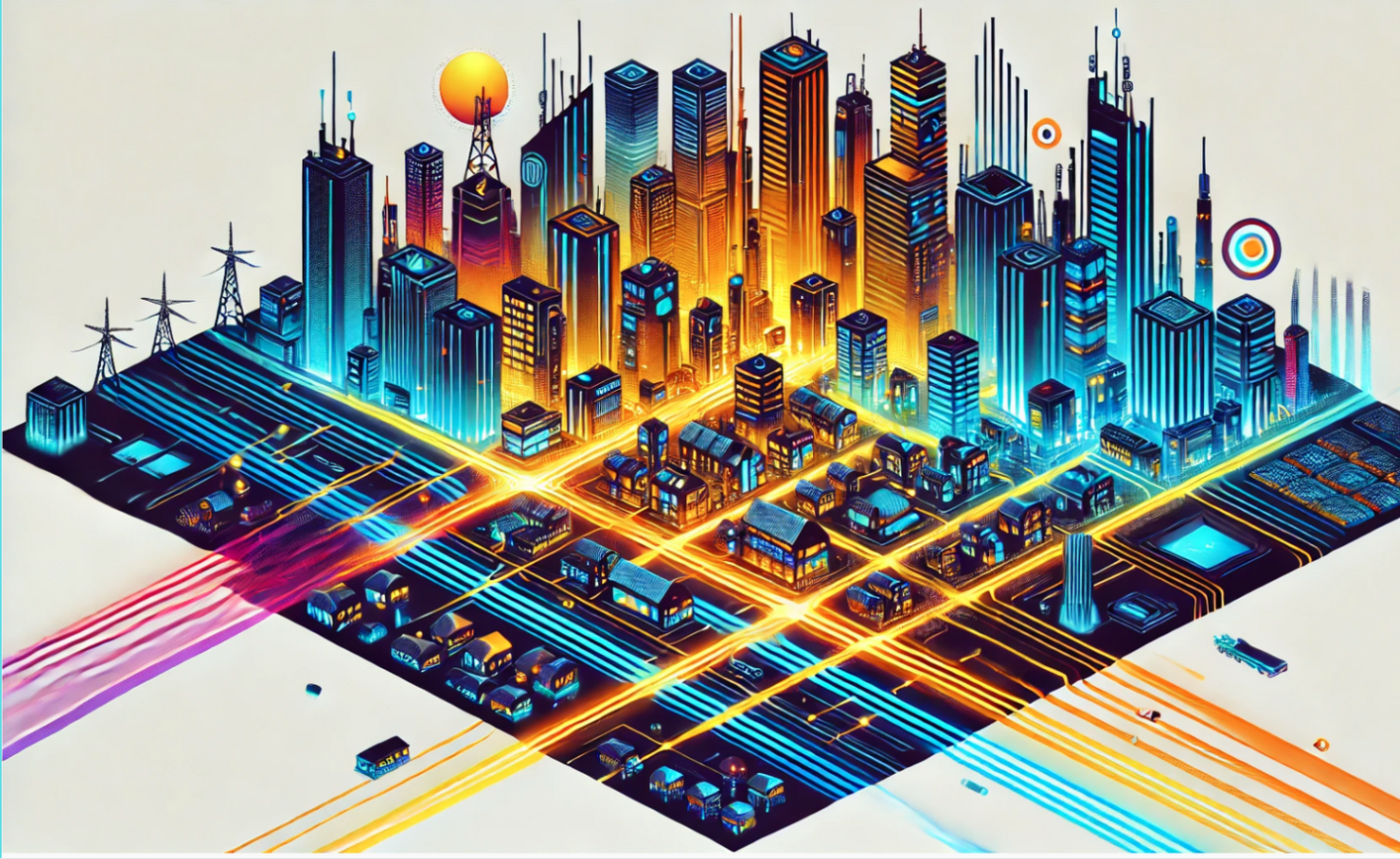 Futuristic city concept
